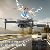 S508 Drohne mit Kameras, bürstenloser Motor FPV faltbare Drohne, Mini-Drohne automatischer Schwebeflug, One Key Start/Landung, 360° Flip, 3 Geschwindigkeiten, geeignet für Erwachsene und Anfänger