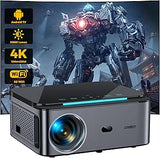 Beamer【Android TV】 XIWBSY 20000 Lumen Beamer 4K Heimkino, 5G WiFi Bluetooth Beamer LED Beamer 300" Display, Beamer Android YouTube, Netflix, LED Outdoor Projektor